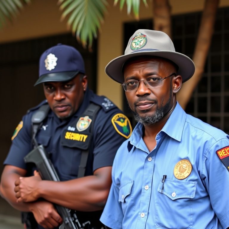 Security guard goes viral in company uniform