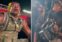 Elephant Man Pushes Cameraman On Stage During Dream Weekend Performance