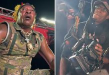 Elephant Man Pushes Cameraman On Stage During Dream Weekend Performance